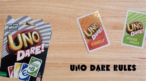 rules for uno dare|Official UNO Dare Rules